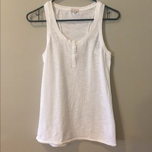 Basic white tank top
